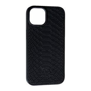 Чехол силиконовый Santa Barbara Snake для iPhone 15 Plus черный 092545 фото