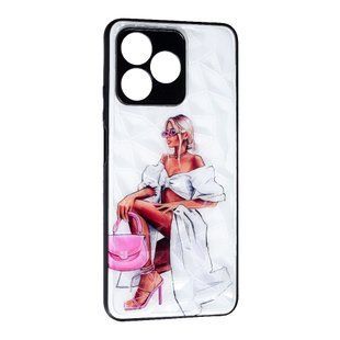 Чехол накладка Prisma Ladies для Realme C53 Pink Bag 094678 фото