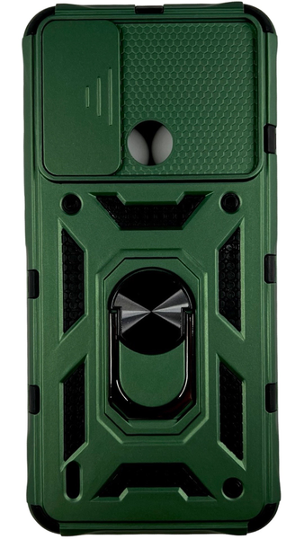 PC + TPU чохол Camshield armor для Motorola E7i Power (на мото е7і павер) зелений 85876 фото