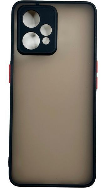 TPU чохол накладка Matte Color Case для Realme 9 Pro Plus чорний 92645 фото
