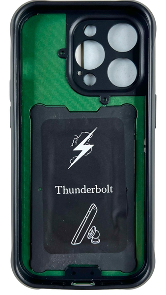 PC + TPU чохол Camshield armor для iPhone 14 Pro / зелений 086509 фото