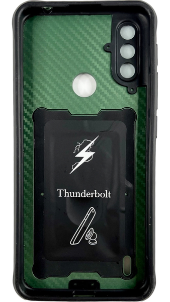 PC + TPU чохол Camshield armor для Motorola E7i Power (на мото е7і павер) зелений 85876 фото