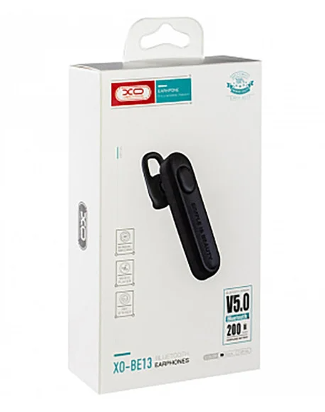 Bluetooth-гарнитура XO BE13 черная 84146 фото