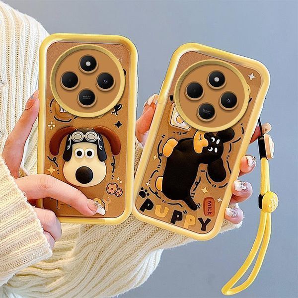 Чохол силіконовий Cartooncase на Poco C75 / Puppy black 098323 фото