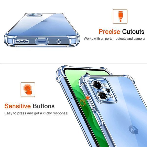 Чехол накладка WXD для Motorola G13 / прозрачный 89739 фото