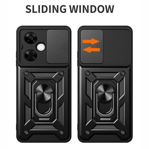 PC + TPU чехол Camshield armor для OnePlus Nord N30 / черный 100332 фото