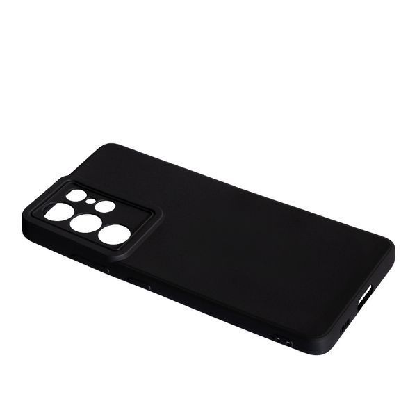 TPU чохол Smitt накладка бампер для Samsung Galaxy S21 Ultra (на самсунг з21 ультра) чорний 086717 фото