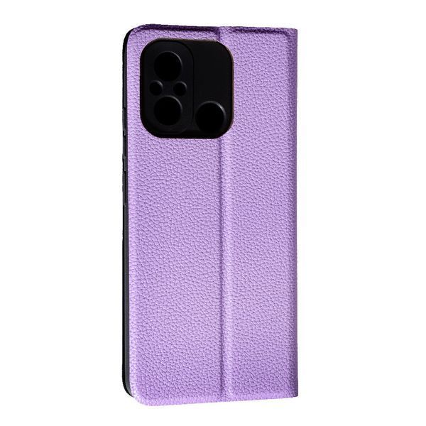 Чохол книжка Fibra case для Xiaomi Redmi 12C фіолетовий 094419 фото