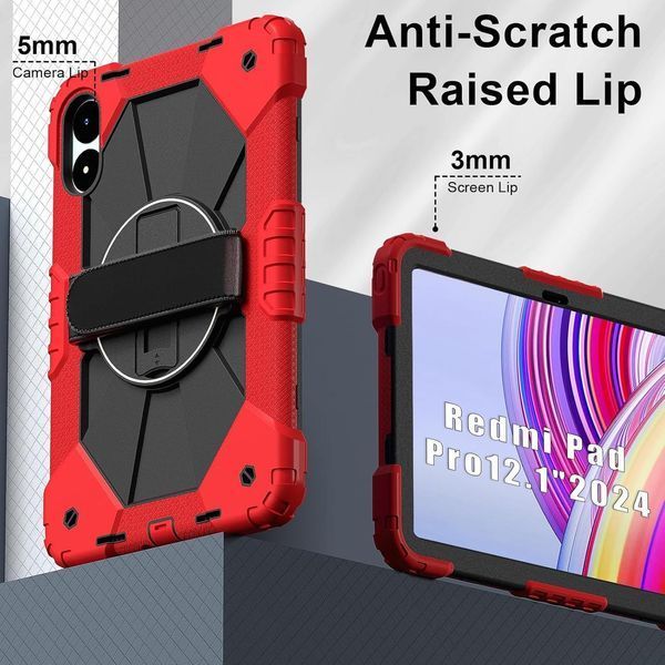 Чехол Protective force на Xiaomi Redmi Pad Pro 12.1" / красный 097776 фото