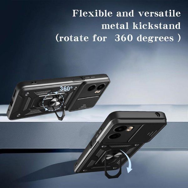 PC + TPU чохол Camshield Armor для Motorola G05 / сріблястий 099780 фото