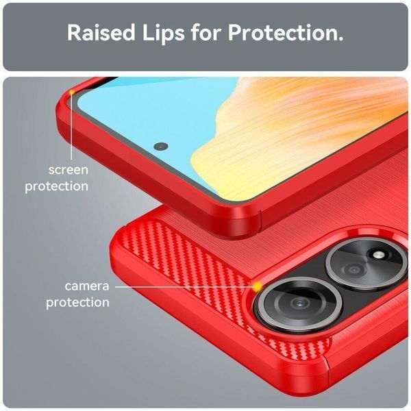 TPU чохол накладка Urban для OPPO A58 (4G) / червоний 093578 фото