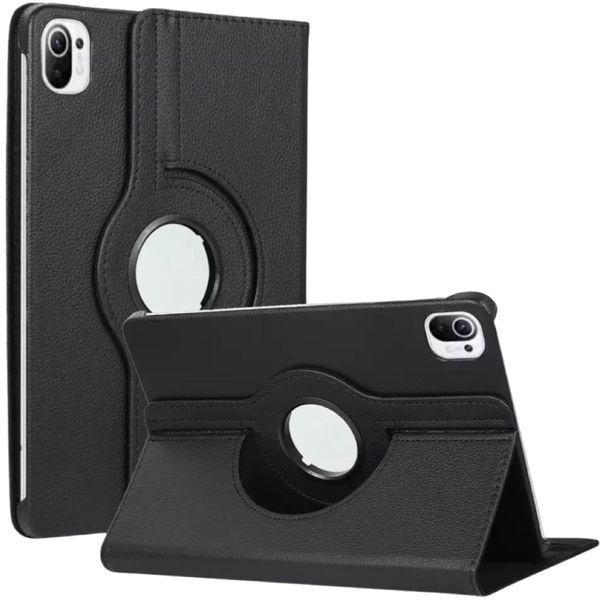 Кожаный чехол книжка 360 на Xiaomi Mi Pad 5 / Xiaomi Pad 5 Pro (11") / черный 087148 фото