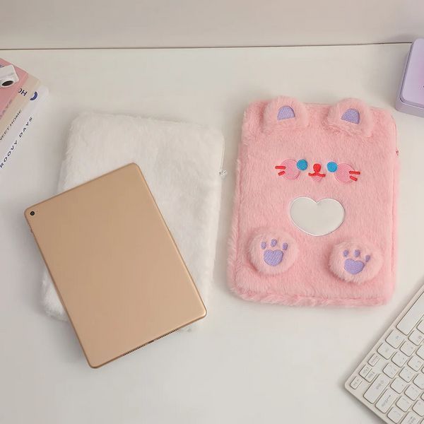 Чохол-сумка Fluffy bag на планшет Lenovo Tab K11 2024 (11")/Cat pink 099645 фото