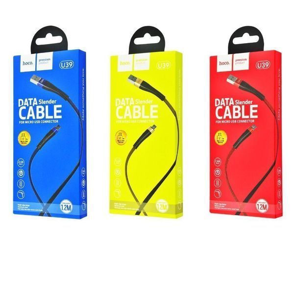 Hoco U39 Slender Micro USB Cable (1.2m) 16902 фото