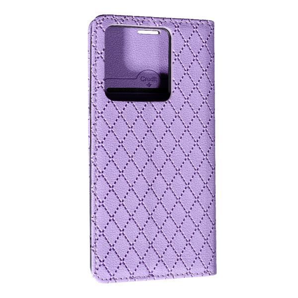 Чохол-книжка Deluxe на Xiaomi Redmi Note 13 (5G) / фіолетовий 096307 фото