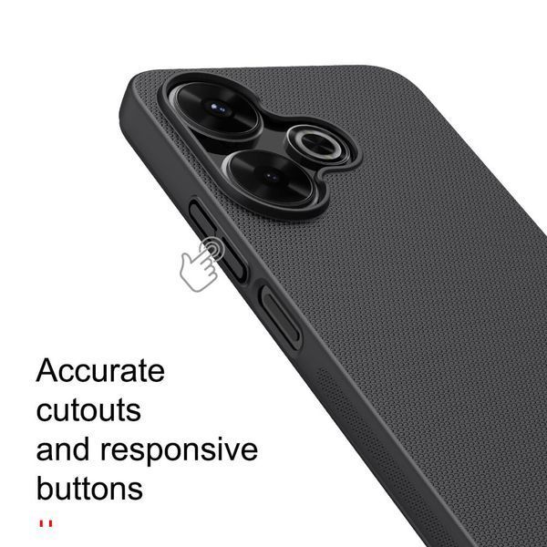 Чехол Nillkin Super Frosted Shield на Xiaomi Redmi 13 4G черный 097489 фото