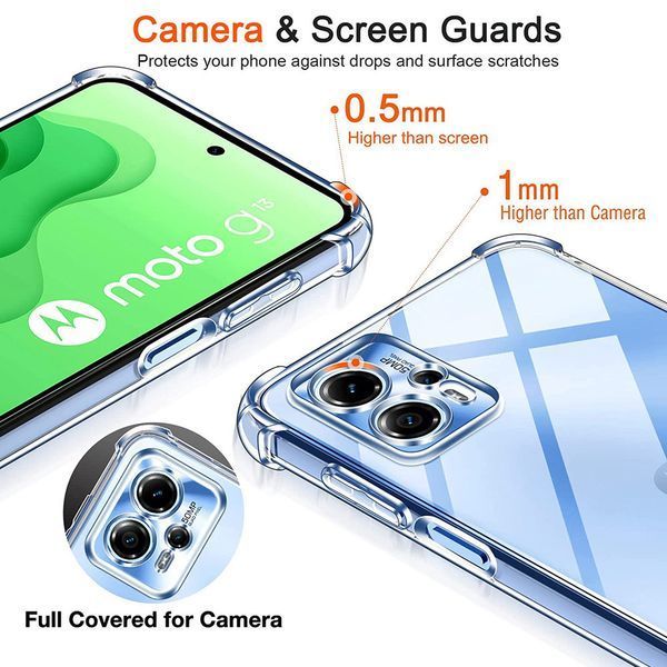 Чехол накладка WXD для Motorola G13 / прозрачный 89739 фото