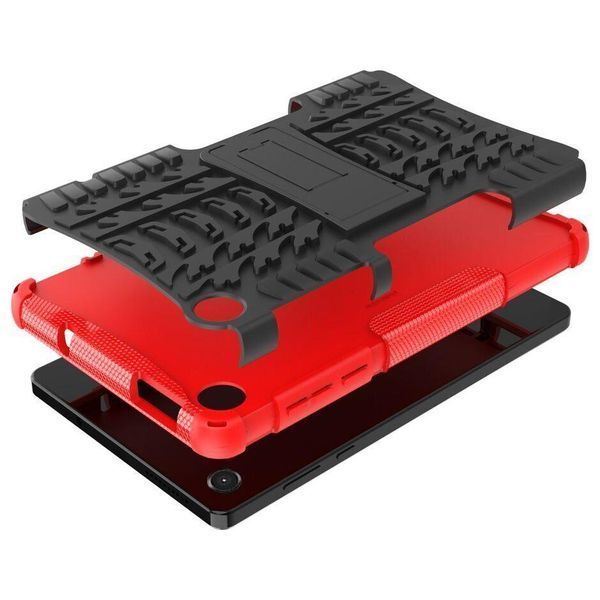 PC + TPU чехол Armor на Lenovo Tab M8 (4th Gen) красный 095557 фото