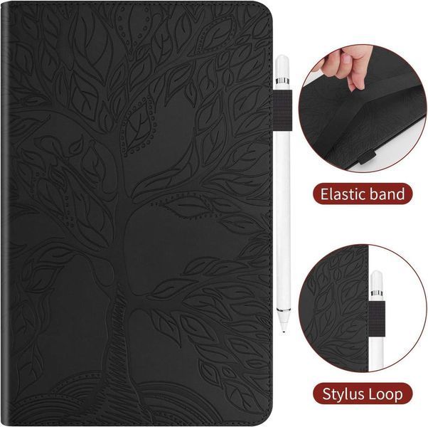 Чохол книжка Wood Book на планшет Xiaomi Pad 7 (11.2") / чорний 099872 фото