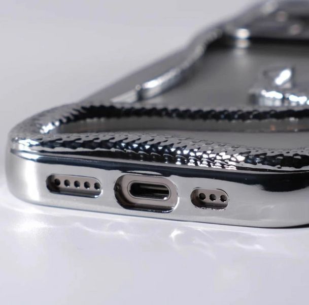 TPU чохол Snake для iPhone 14 Pro Max / silver 202148 фото