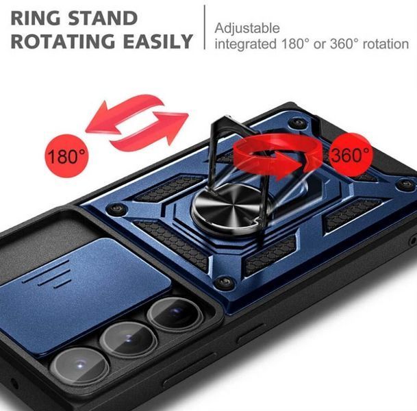PC + TPU чохол Camshield Armor для Samsung Galaxy S25 Ultra / червоний 099799 фото