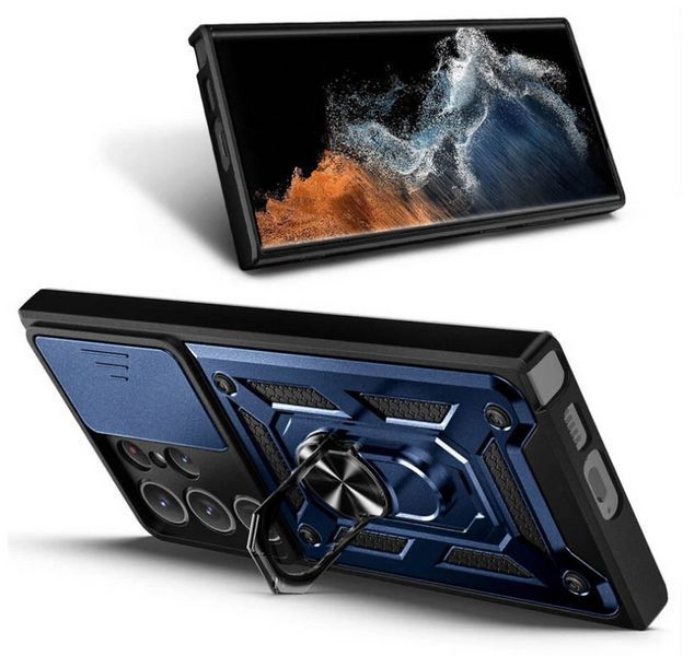 PC + TPU чохол Camshield Armor для Samsung Galaxy S25 Ultra / червоний 099799 фото