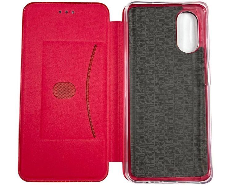 Чохол книжка New Book на OPPO A17 (оппо а17) червоний 087364 фото