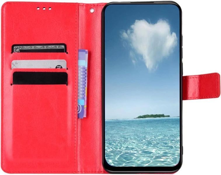 Чохол книжка Book case для ZTE Blade V50 Design червоний 094917 фото