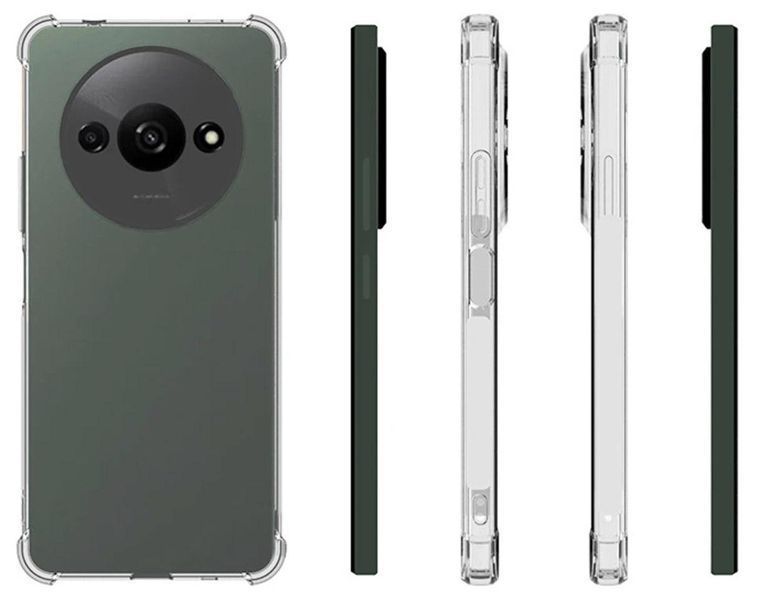 Протиударний чохол WXD для Xiaomi Redmi A3 / прозорий 095713 фото