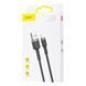 USB кабель Baseus Cafule Lightning Cable 2A (3m) (черный и красный) 80633 фото 1