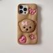 Силиконовый 3D чехол Cute Poodle для iPhone 11 / коричневый 099458 фото 1