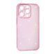 Чехол силиконовый Clear Shine на iPhone 14 Pro / розовый 095034 фото 1