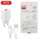 СЗП XO L99 + кабель MicroUSB (1 USB 2.4 A) білий 87162 фото 1