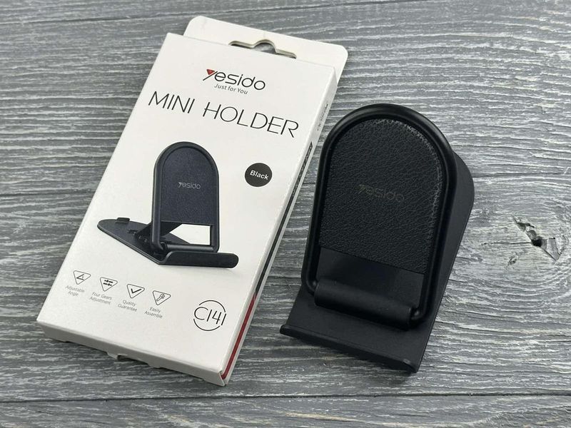 Подставка для телефона и планшета YESIDO C141 Stand Holder черный 89334 фото