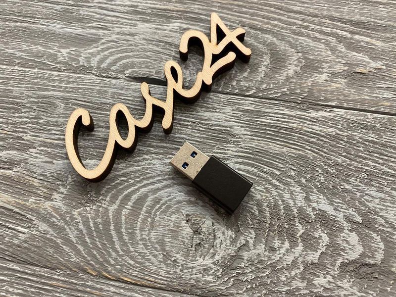 Переходник USB / Type-C черный 81294 фото