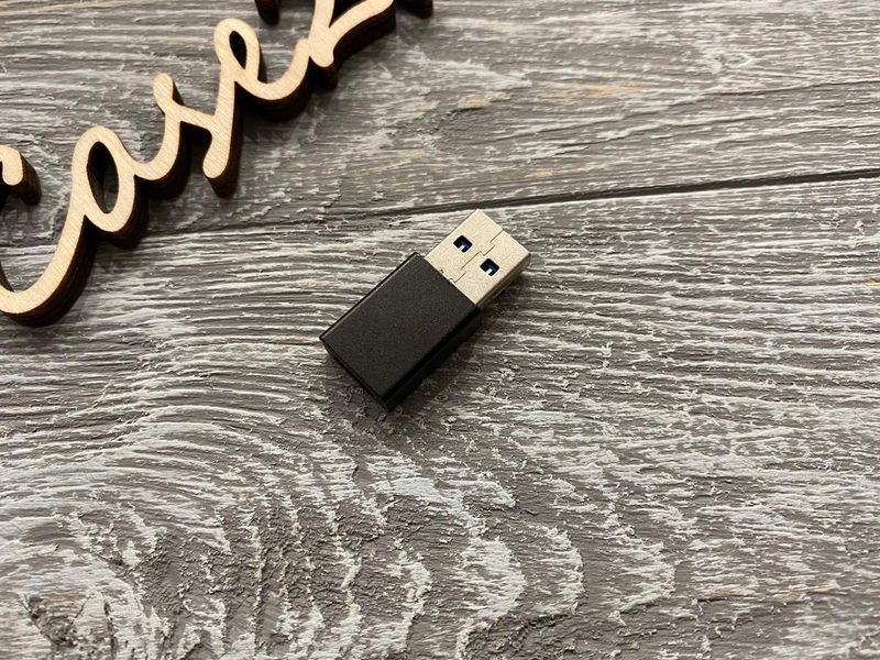 Переходник USB / Type-C черный 81294 фото