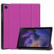 Чохол книжка Crazy Horse для Samsung Galaxy Tab A8 (X200 / X205) 10.5" / баклажановий