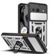 PC + TPU чехол Camshield Armor для Google Pixel 9 / серебристый