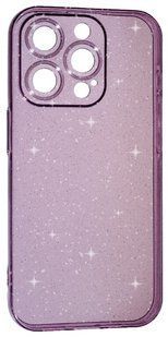 Чохол силіконовий Clear Shine на iPhone 16 Pro / фіолетовий 200774 фото