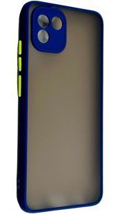 TPU чохол накладка Matte Color Case для Samsung Galaxy A03 синій 092596 фото