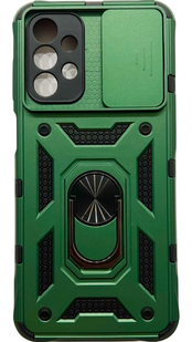 PC + TPU чехол Camshield armor для Samsung Galaxy A23 (на самсунг А23) зеленый 085967 фото