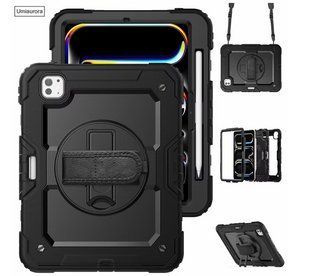 PC + TPU чехол Armor Cover Tablet на iPad Pro 13 (2024) / черный 097532 фото