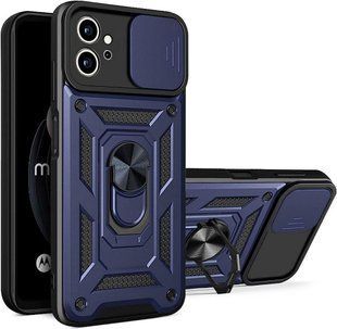 PC + TPU чехол Camshield Armor для Motorola G32 / синий 089386 фото