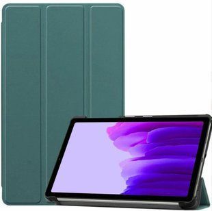 Кожаный чехол книжка Crazy Horse на планшет Samsung Galaxy Tab A7 10.4" (T500 / T505) / темно-зеленый 100557 фото