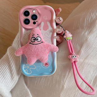 Чехол резиновый Toy case на iPhone 15 Pro Max / Patrick Star 098303 фото