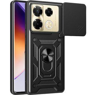 PC + TPU чохол Camshield armor для Infinix Note 40 Pro / чорний 097081 фото