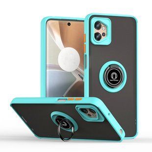 TPU чехол накладка Matte Ring Magnit для Motorola G32 бирюзовый 094802 фото