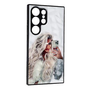 Чехол накладка Prisma Ladies для Samsung Galaxy S24 Ultra Girl with Phone 096177 фото