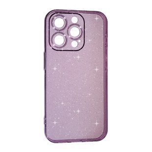 Чохол силіконовий Clear Shine на iPhone 14 Pro Max / фіолетовий 095035 фото