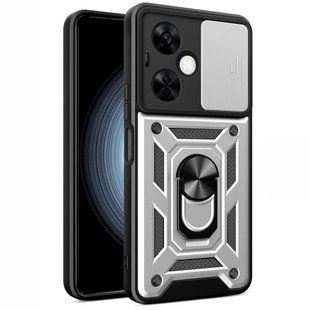 PC + TPU чехол Camshield armor для OnePlus Nord CE 3 Lite (5G) / серебристый 092046 фото